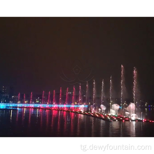 Рақсҳои рӯшноӣ ва садо фаввораи нишон медиҳанд